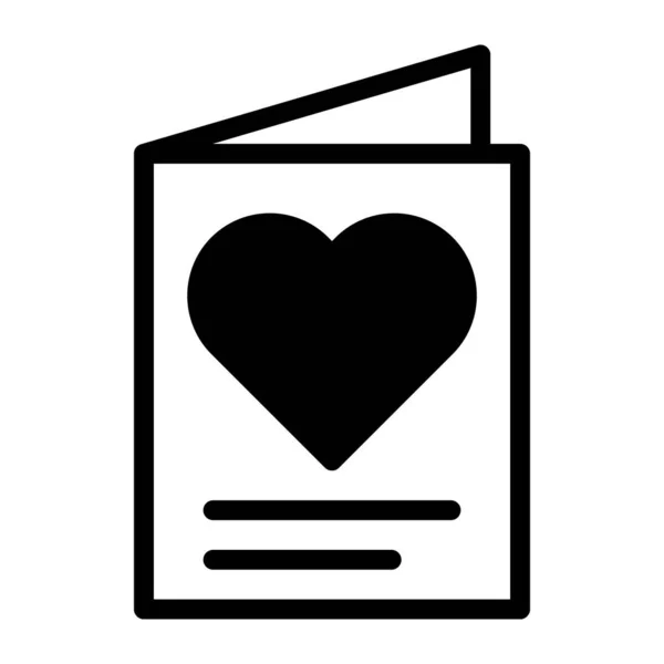 Paper Dualtone Black Valentine Illustration Vector Logo New Year Icon — Vetor de Stock