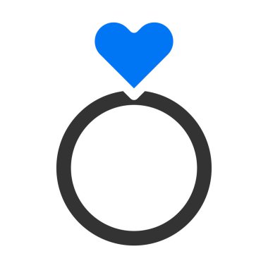 ring solid blue grey valentine illustration vector and logo new year icon perfect. Icon sign from modern collection for web. Nice design perfect.