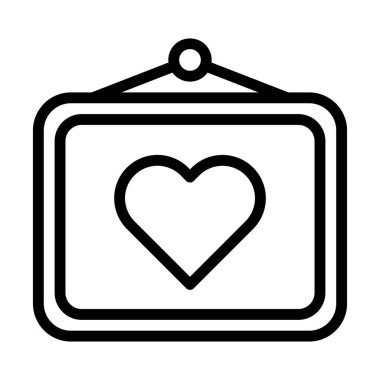 picture valentine icon outline style illustration vector and logo. Icon sign from modern collection for web. Nice design perfect.