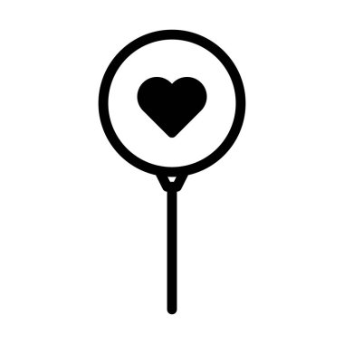 balloon dualtone black valentine illustration vector year icon perfect. Icon sign from modern collection for web. Nice design perfect.