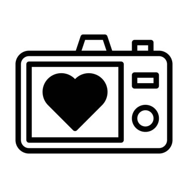 camera dualtone black valentine illustration vector year icon perfect. Icon sign from modern collection for web. Nice design perfect.