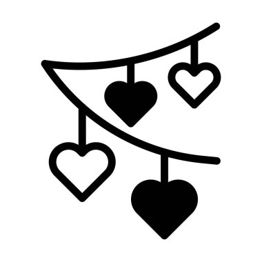 decoration dualtone black valentine illustration vector year icon perfect. Icon sign from modern collection for web. Nice design perfect.