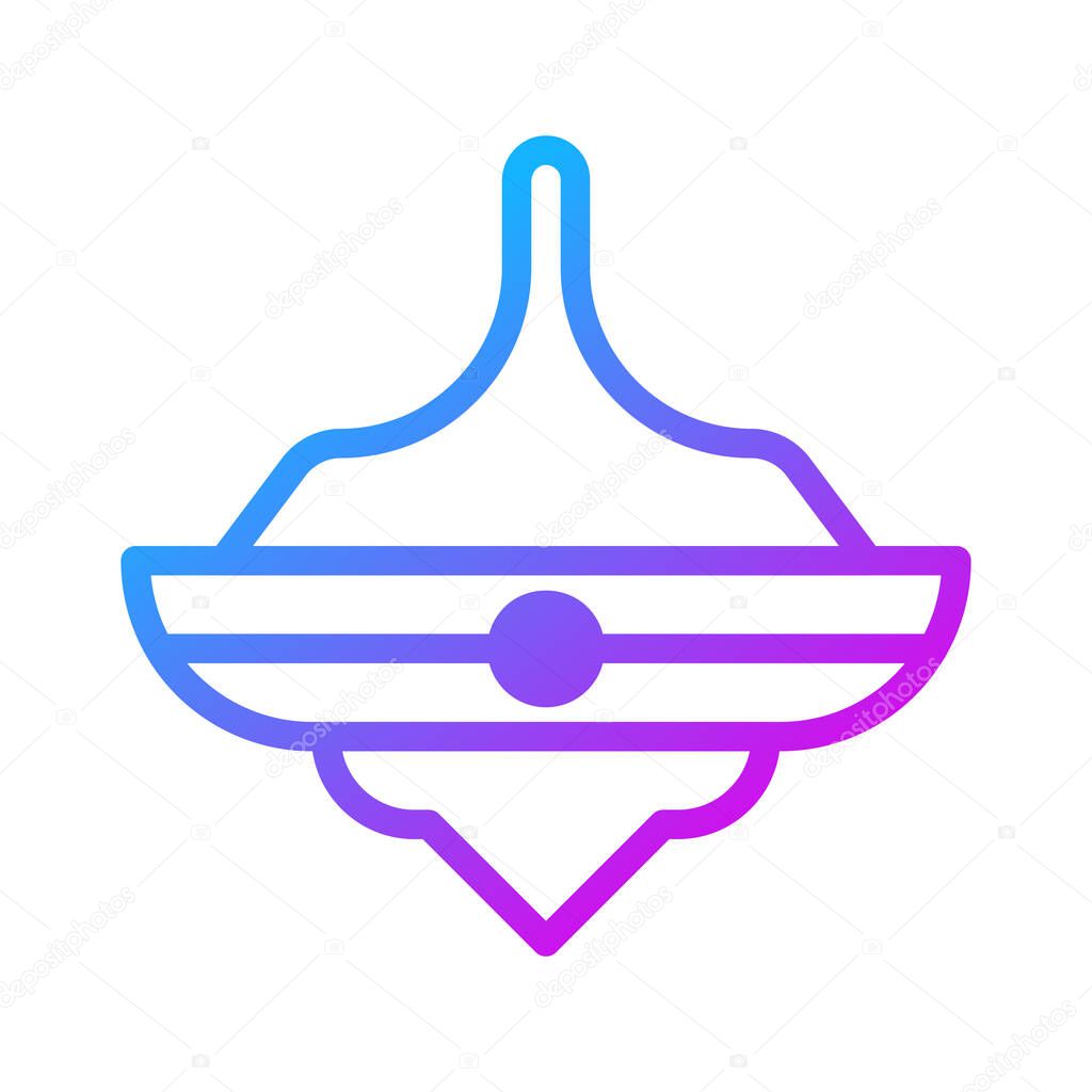 Spinning duocolor purple style illustration icon chinese new year perfect. Icon sign from modern collection for web. Nice design perfect.