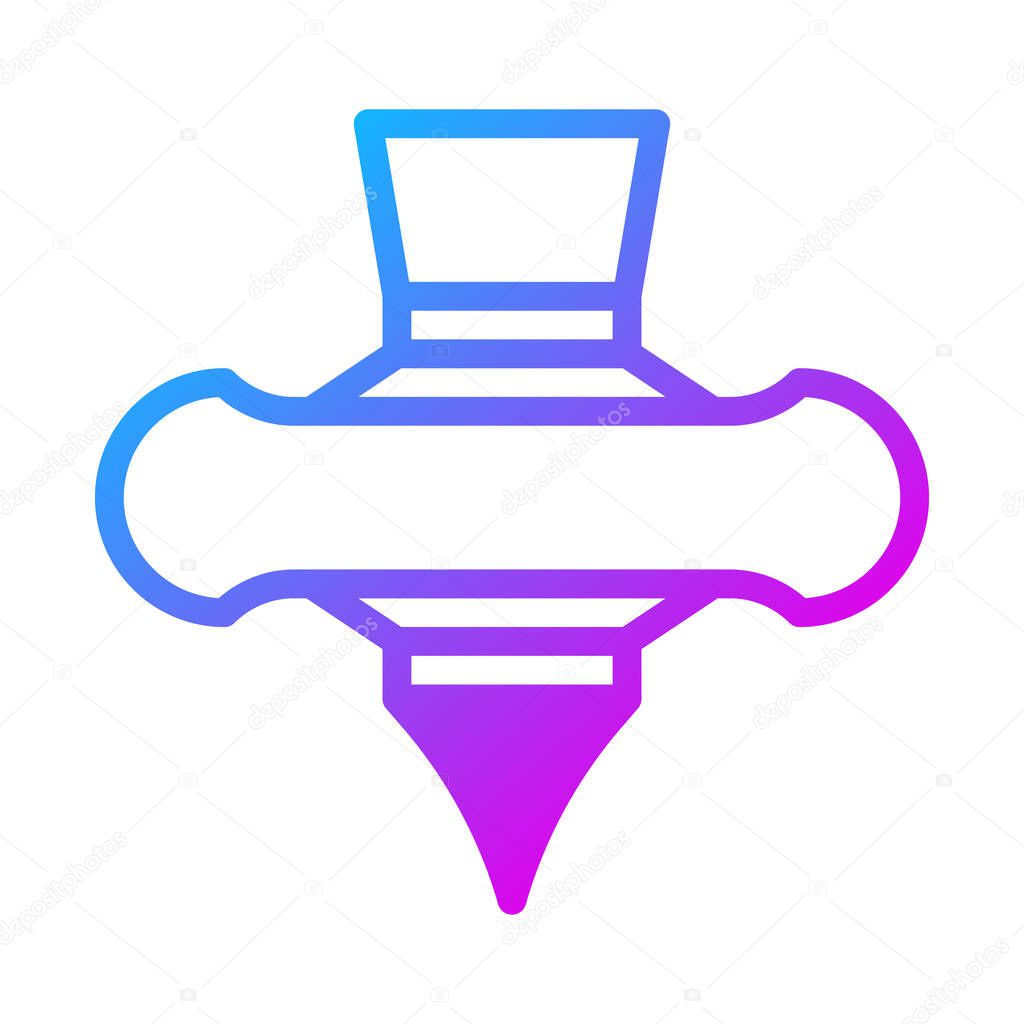 Spinning duocolor purple style illustration icon chinese new year perfect. Icon sign from modern collection for web. Nice design perfect.