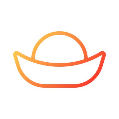 fortune duocolor red style illustration icon chinese new year perfect. Icon sign from modern collection for web. Nice design perfect.