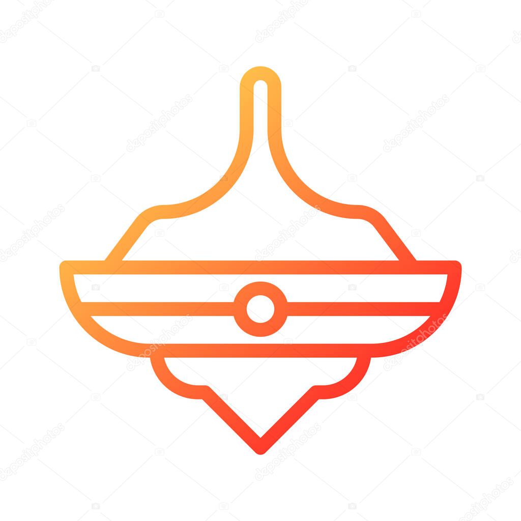 Spinning duocolor red style illustration icon chinese new year perfect. Icon sign from modern collection for web. Nice design perfect.