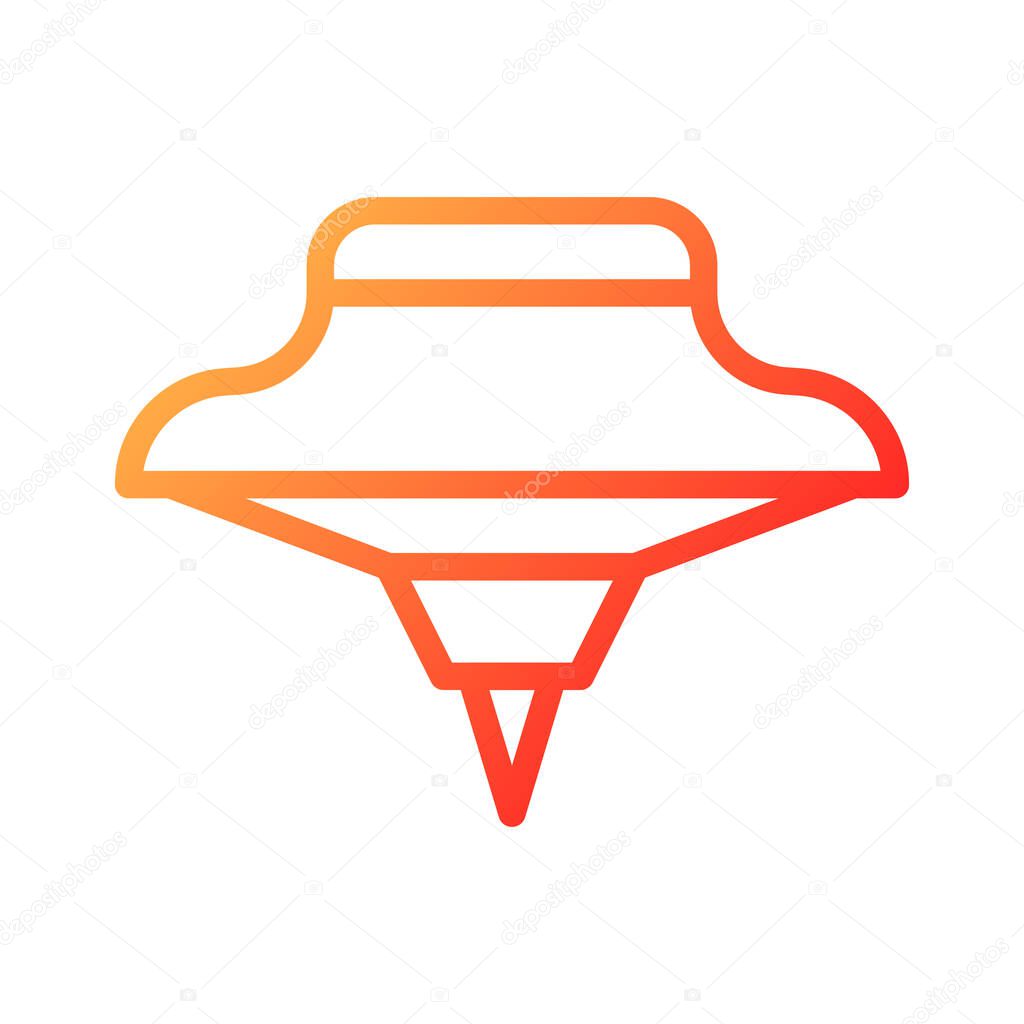 Spinning duocolor red style illustration icon chinese new year perfect. Icon sign from modern collection for web. Nice design perfect.