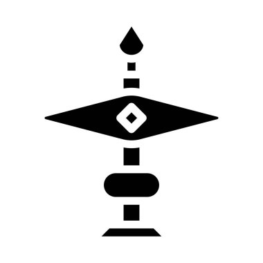 candle solid icon style chinese new year illustration vector perfect. Icon sign from modern collection for web. Nice design perfect.