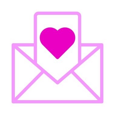 massage icon dualtone pink style valentine vector illustration perfect. Icon sign from modern collection for web. Nice design perfect.