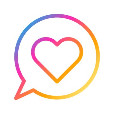 massage icon gradient style valentine vector illustration perfect. Icon sign from modern collection for web. Nice design perfect.