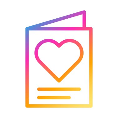 icon gradient style valentine vector illustration perfect. Icon sign from modern collection for web. Nice design perfect.