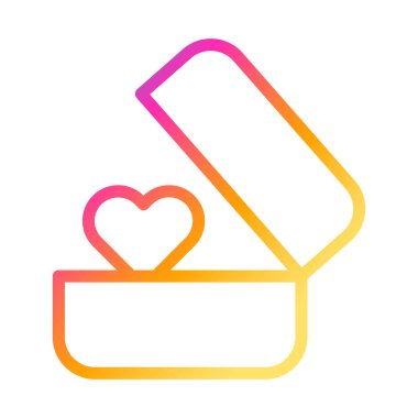 ring icon gradient style valentine vector illustration perfect. Icon sign from modern collection for web. Nice design perfect.