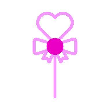 candy icon duotone pink style valentine illustration vector element and symbol perfect. Icon sign from modern collection for web. Nice design perfect.