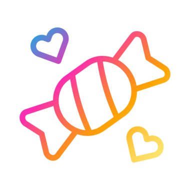 candy icon gradient style valentine illustration vector element and symbol perfect. Icon sign from modern collection for web. Nice design perfect.