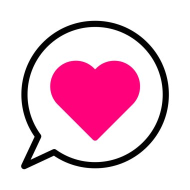 massage icon duotone black pink style valentine illustration vector element and symbol perfect. Icon sign from modern collection for web. Nice design perfect.