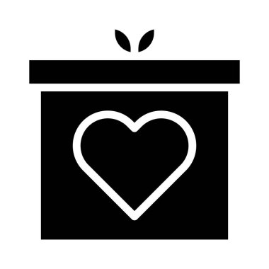 gift icon gradient solid valentine illustration vector element and symbol perfect. Icon sign from modern collection for web.