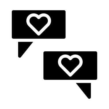 massage icon gradient solid valentine illustration vector element and symbol perfect. Icon sign from modern collection for web.