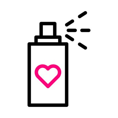 cosmetic icon duocolor pink style valentine illustration vector element and symbol perfect. Icon sign from modern collection for web.