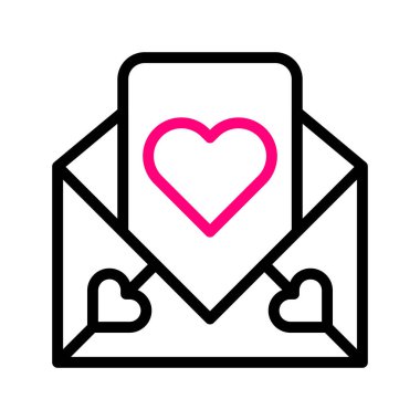 card icon duocolor pink style valentine illustration vector element and symbol perfect. Icon sign from modern collection for web.