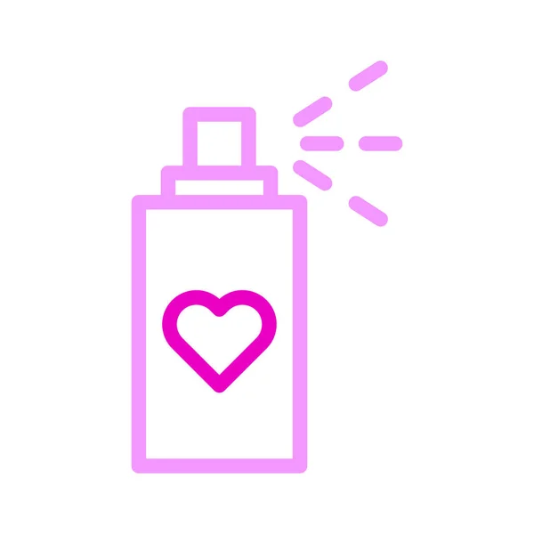Cosmetic Icon Duocolor Pink Style Valentine Illustration Vector Element Symbol — Stok Vektör