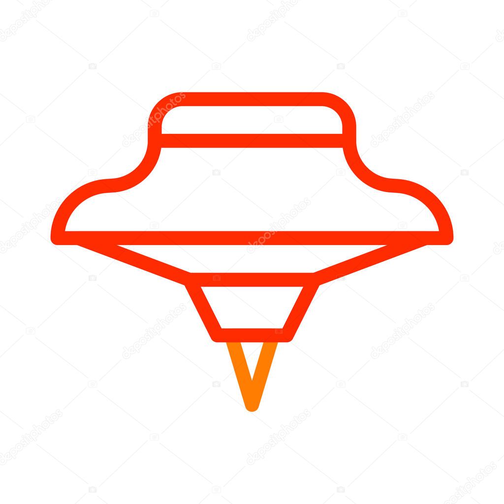 Spinning icon duocolor red style chinese new year illustration vector perfect. Icon sign from modern collection for web. Nice design perfect