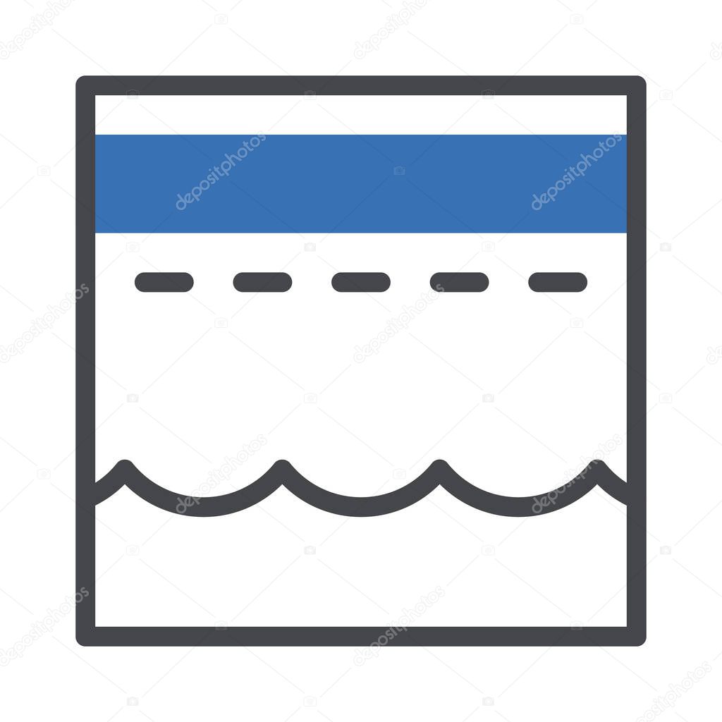 Kaaba icon duotone grey blue ramadan illustration vector element and symbol perfect. Icon sign from modern collection for web.