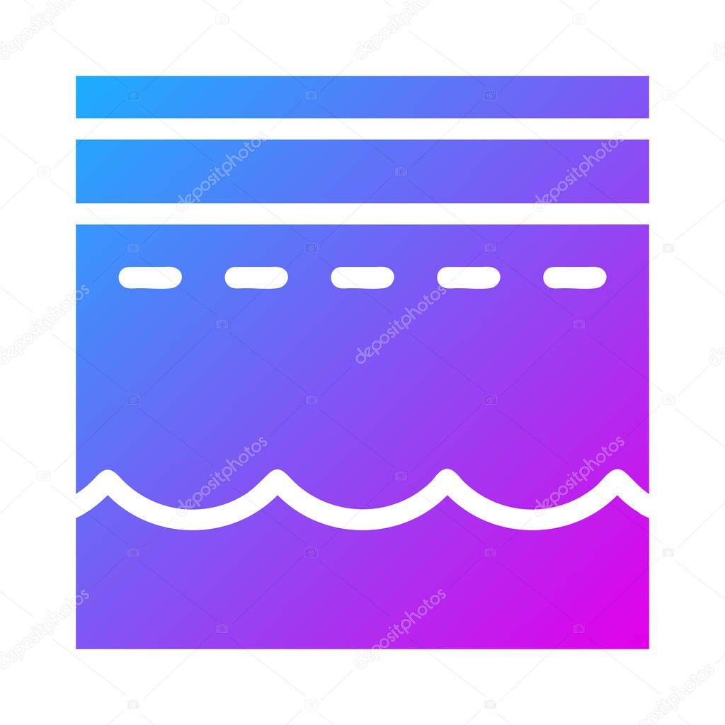 Kaaba icon solid gradient purple style ramadan illustration vector element and symbol perfect. Icon sign from modern collection for web.