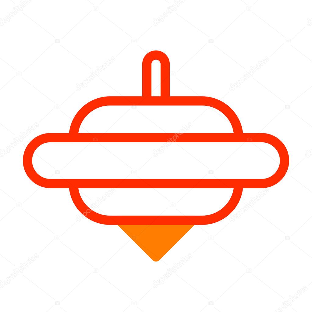 Spinning icon duotone red style chinese new year illustration vector perfect. Icon sign from modern collection for web. Nice design perfect