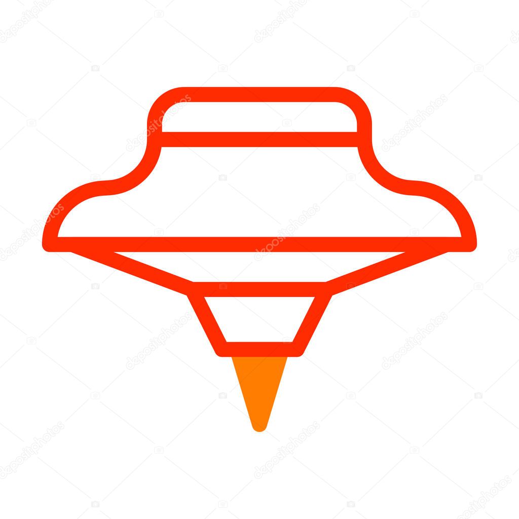 Spinning icon duotone red style chinese new year illustration vector perfect. Icon sign from modern collection for web. Nice design perfect