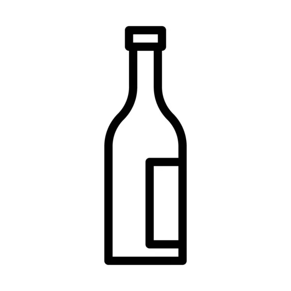 Wein Symbol Umreißen Stil Ostern Illustration Vektor Element Und Symbol — Stockvektor