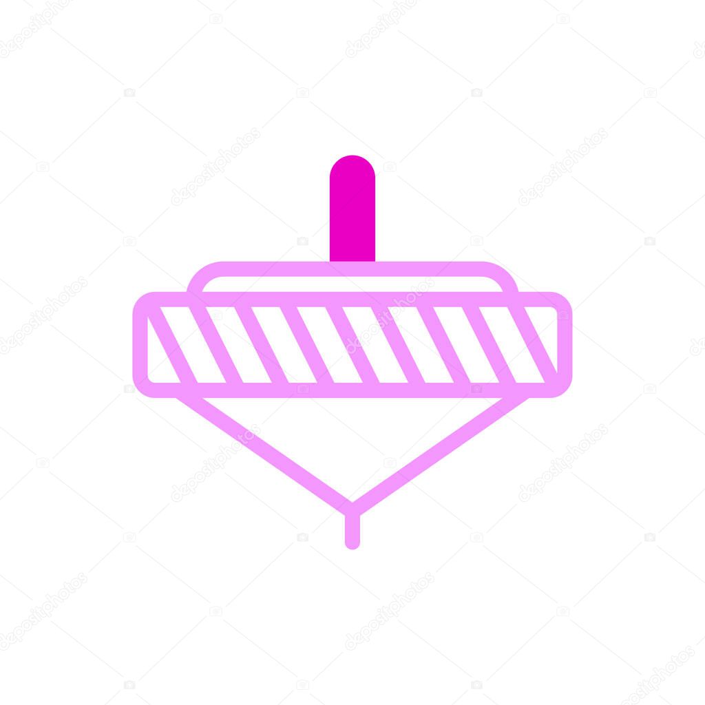 Spinning icon duotune pink colour chinese new year vector element and symbol perfect.