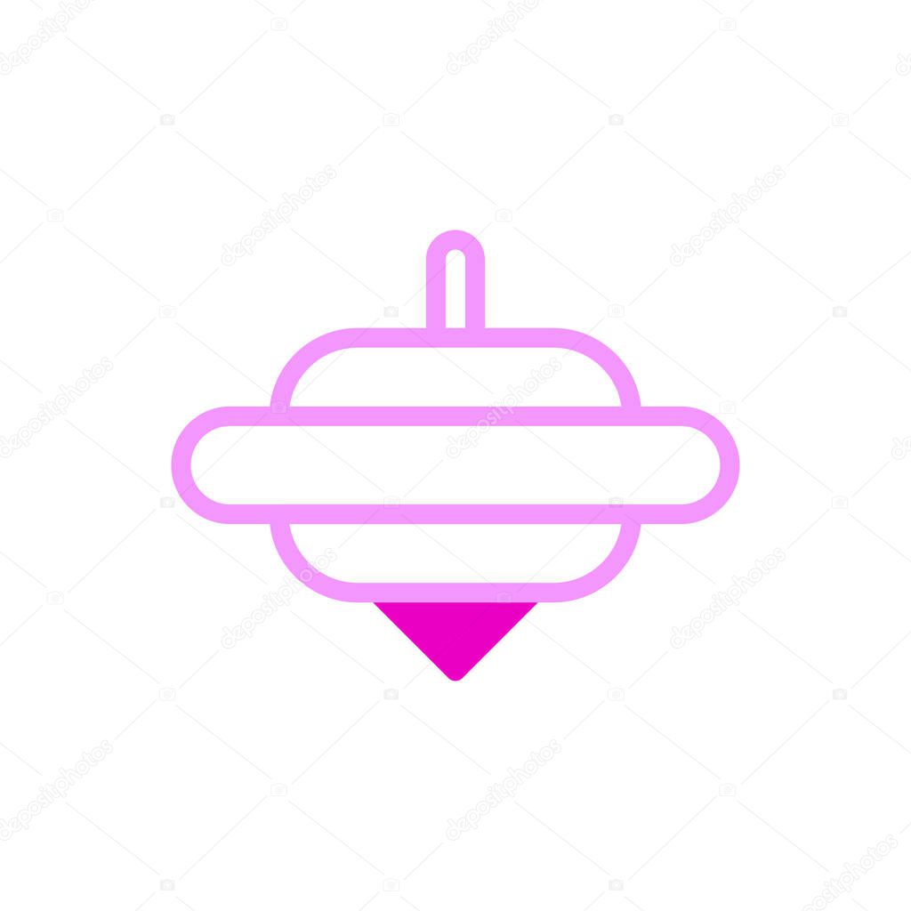 Spinning icon duotune pink colour chinese new year vector element and symbol perfect.