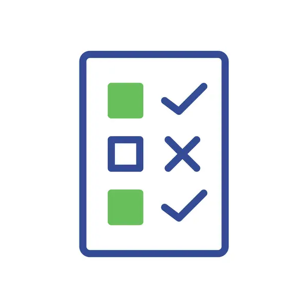 Folytatás Ikon Duoton Zöld Kék Üzleti Illusztráció Vektor Elem Szimbólum — Stock Vector
