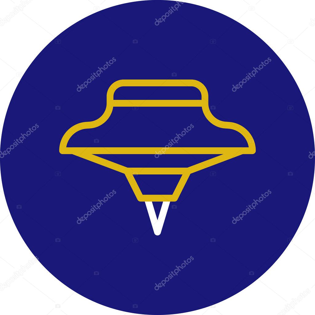 Spinning icon rounded white yellow colour chinese new year vector element and symbol perfect.