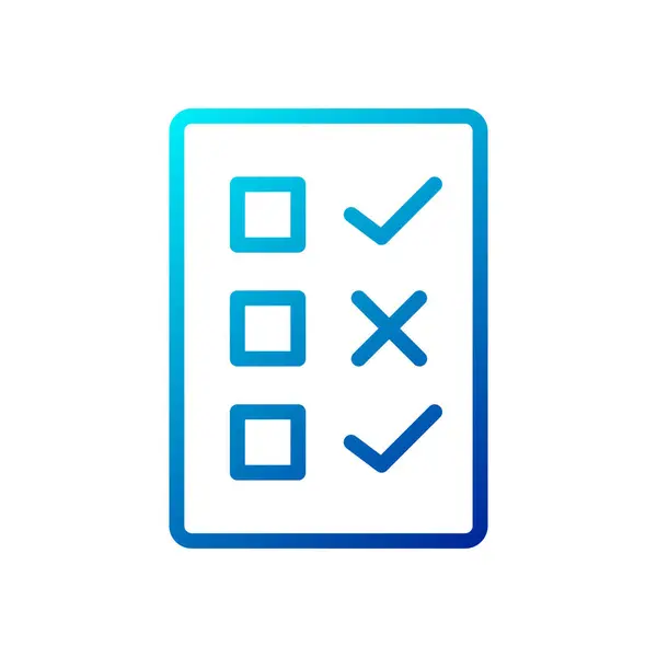 Wiederaufnahme Icon Gradient Blau Business Illustration Vektorelement Und Symbol Perfekt — Stockvektor
