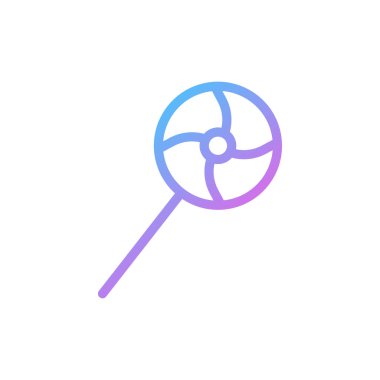Candy love Icon gradyan mavi sevgililer günü sembolü