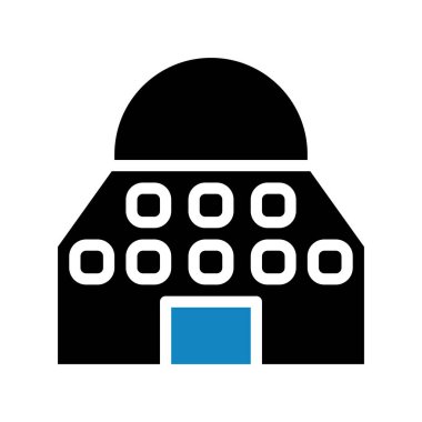 Katı mavi illüstrasyon ögesi oluşturuluyor