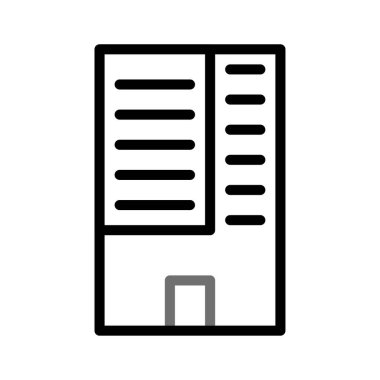 Simge duocolor gri siyah öge oluşturuluyor