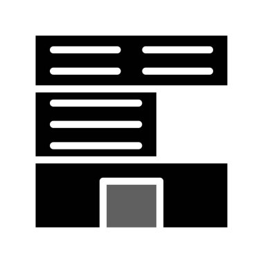 Simge oluşturuluyor Gri siyah element