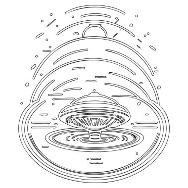 Ufo taslak çizim ögesi