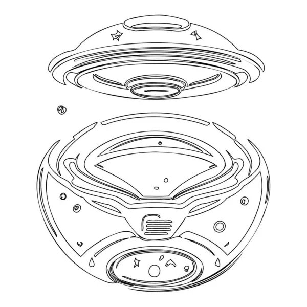 Ufo taslak çizim ögesi