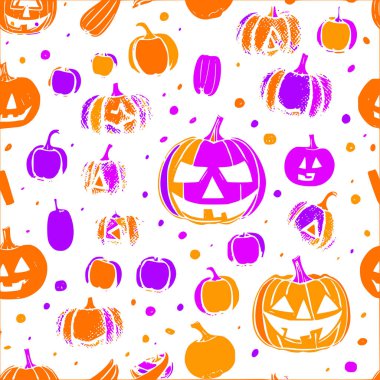 Jack o abstract pattern abstract seamless halloween wallpaper clipart