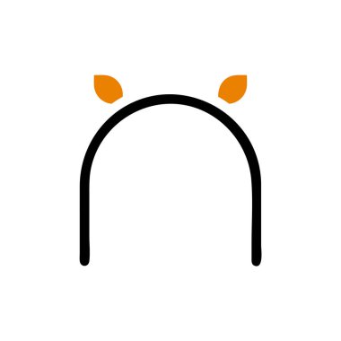 Kedi kulaklı saç bandı. Aksesuar, moda ve eğlence kavramı.