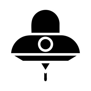 UFO simgesi. Uzaylı, dünya dışı ve bilim kurgu kavramı.
