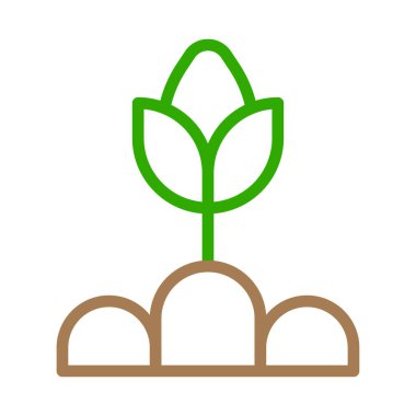 Topraktan büyüyen yeşil filizler. Yeni yaşam, büyüme ve çevre kavramı.