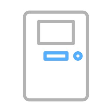 Basit bir kapı simgesi. Giriş, çıkış kavramı.