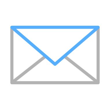 Zarf simgesi, e-posta sembolü. İletişim, mesaj ve iletişim kavramı.