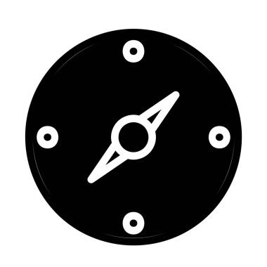 Navigasyon ve yönlendirme için pusula simgesi. Yönlendirme, rehberlik ve keşif kavramı.