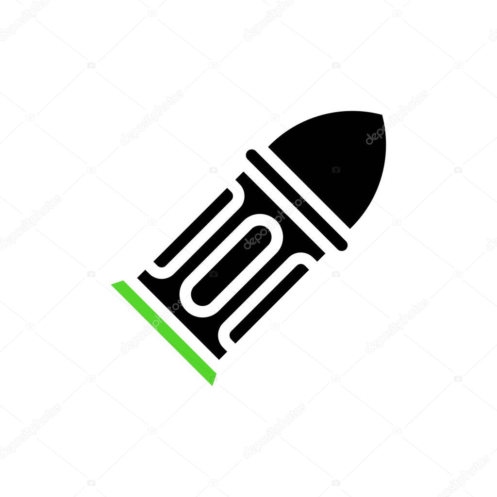 Creative Colored Pencil Icon.  Concept of art, design, and creativity.