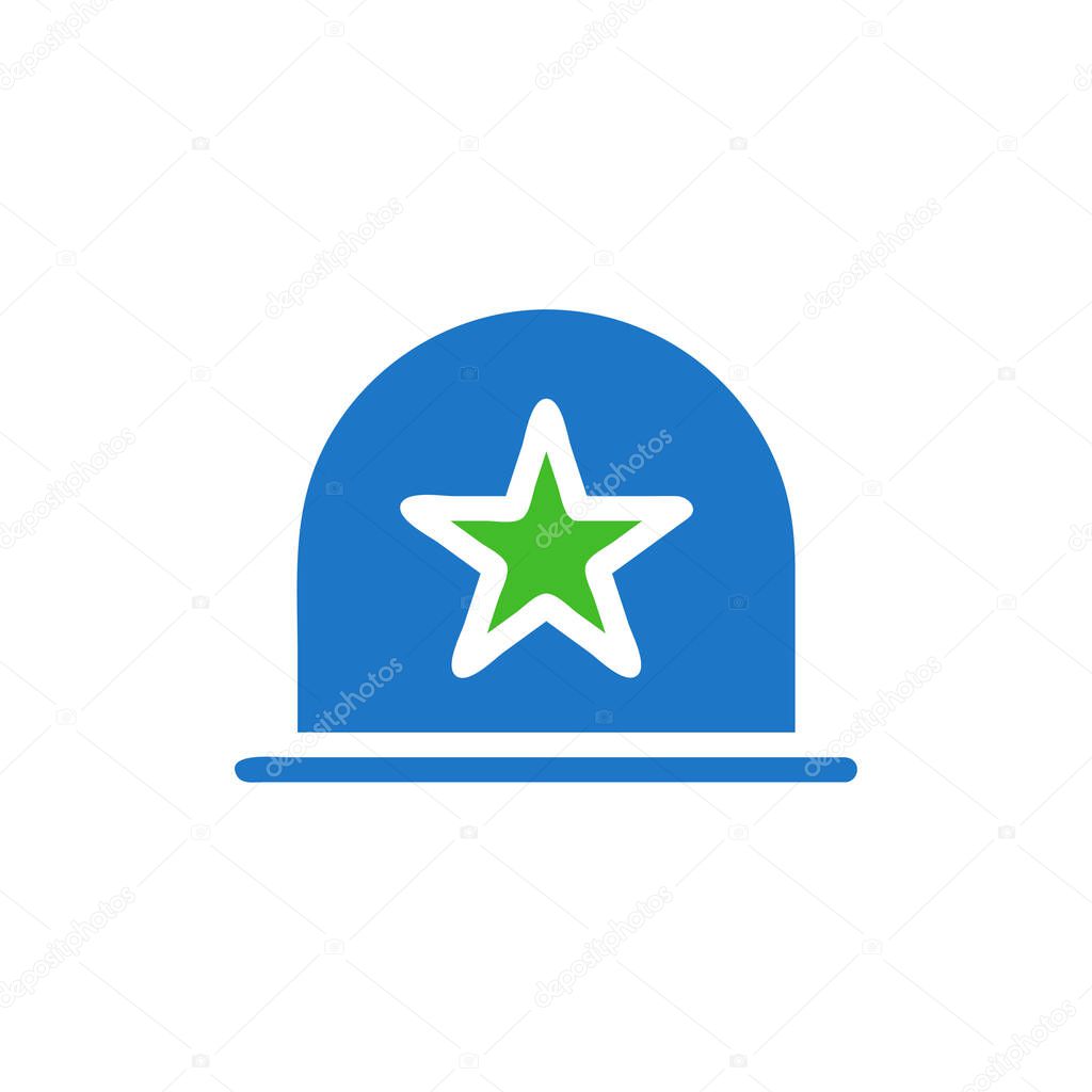 Award Cap Icon. Concept of achievement, recognition, and honor.
